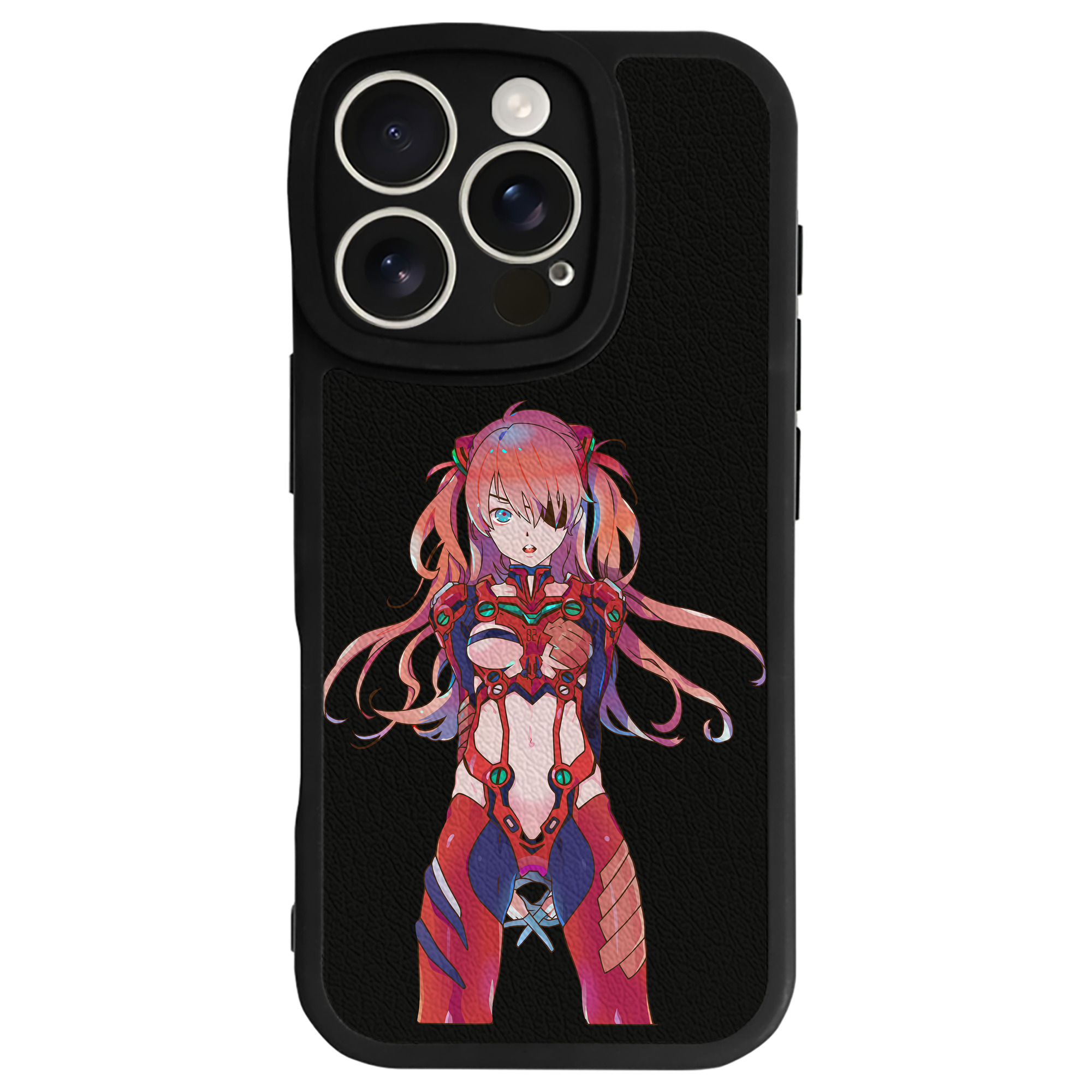 （画像用） EVA 新世紀エヴァンゲリオン 【iPhone 16シリーズ対応】シリコンスマホケース（レザー調） 材質：シリコン